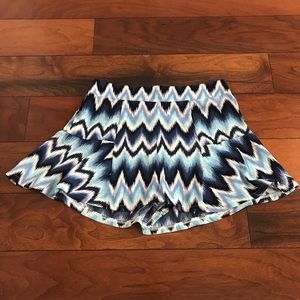 Blue Pattern Shorts
